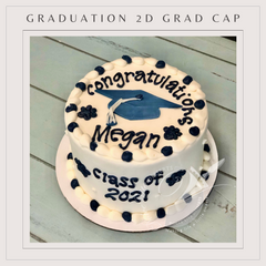 Classic Graduation Cake